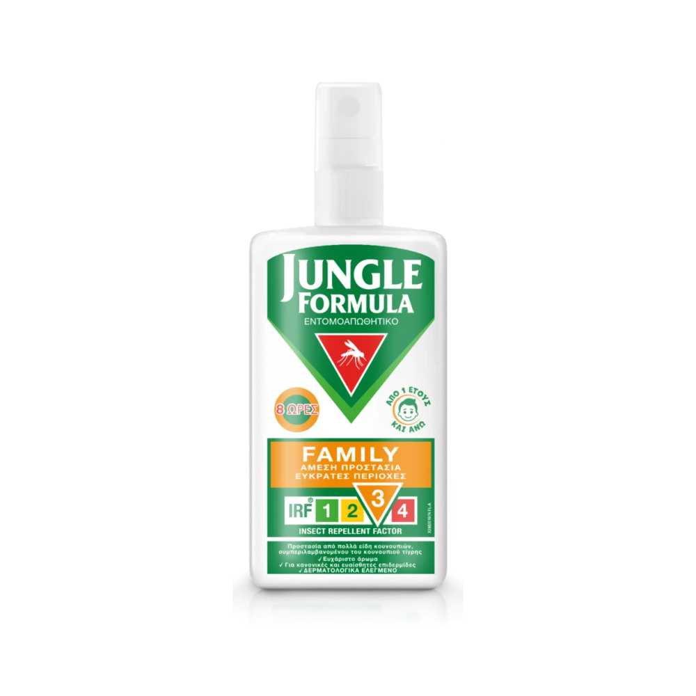 JUNGLE FORMULA Family Εντομοαπωθητικό Σπρέι, 100ml