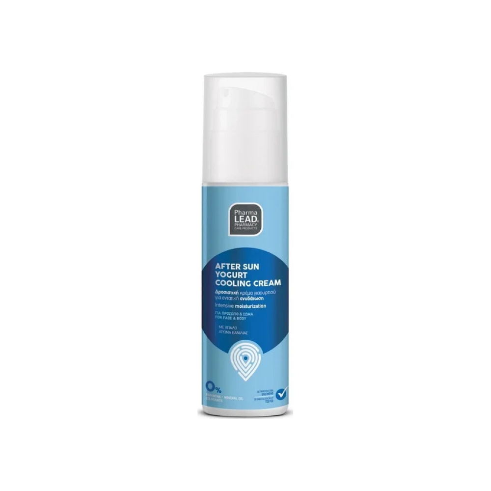 PHARMALEAD Yogurt Cooling Cream for Face & Body Δροσιστική Κρέμα για Εντατική Ενυδάτωση Προσώπου Σώματος, 150ml